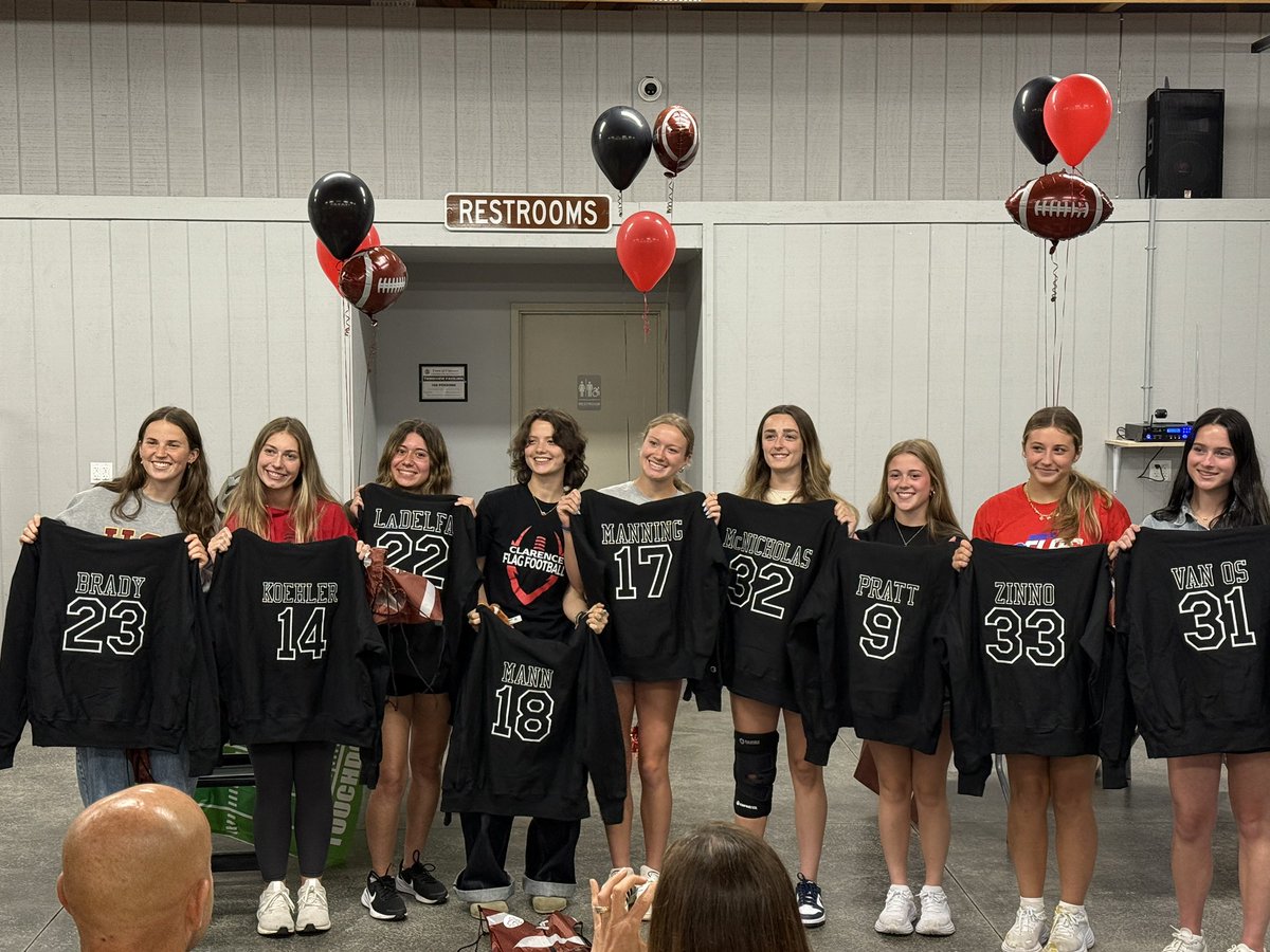 Clarence Varsity Flag Football (@clar7x7flag) on Twitter photo Thank you Seniors for a Championship Season. We made some memories together!🏈<a href="/CHS_Devils/">CHS Red Devils</a> <a href="/ClarAthletics/">Clarence PE, Health & Athletics</a> <a href="/MatthewFrahm/">Matthew Frahm</a> <a href="/flag_vi/">SectionVIFlag</a> Thank you Seniors for a Championship Season. We made some memories together!🏈<a href="/CHS_Devils/">CHS Red Devils</a> <a href="/ClarAthletics/">Clarence PE, Health & Athletics</a> <a href="/MatthewFrahm/">Matthew Frahm</a> <a href="/flag_vi/">SectionVIFlag</a>