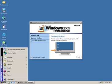 rickasaurus's tweet image. I still hold Windows 2000 was the pinnacle of UI design. Crisp, clean, simple.