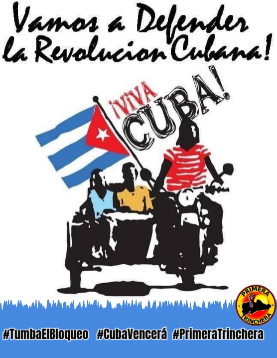 #TumbaElBloqueo Viva la Revolución.
<a href="/IzquierdaPinera/">🇨🇺IzquierdaPinera❤️</a> 
<a href="/JovenesdelCente/">Jóvenes Del Centenario</a>