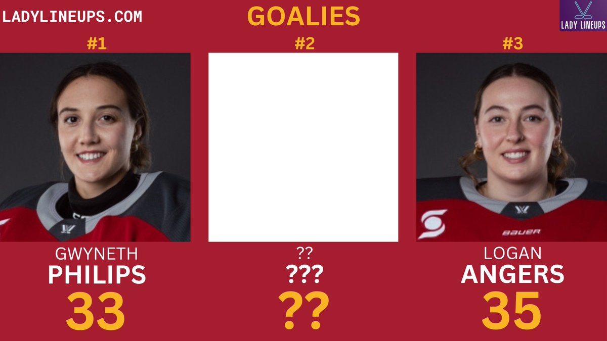 LadyLineups's tweet image. Ottawa Charge have a couple holes to fill #PWHL after the expansion draft.

Vancouver took Ashton Bell #1.
Seattle took Tejralova #2.