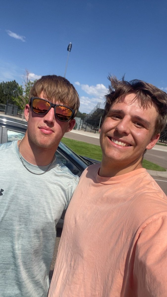 SSTREICHER22's tweet image. I got the chance to work with the best receivers in the state this weekend appreciate everyone of you for meeting up with me before the all state game @Archiejahn25 @SpragueReid @BobbyJacksonWR3