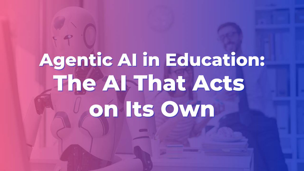 noodlefactorysg's tweet image. ⏳ Happening tomorrow!
Can you stay in control when AI takes the first step? Join our 30-minute livestream on Agentic AI — June 11, 12 PM GMT+8.
Use cases, live demos & how to get started with proactive AI.
🔗 hubs.ly/Q03pF1dj0
#AgenticAI #EdTechLive #AIForEducators