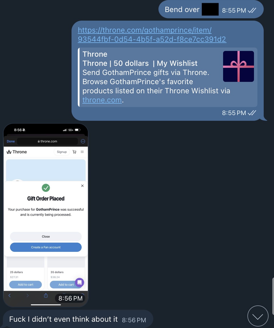 Rob_Devours's tweet image. "Fuck, I didn't even think about it."