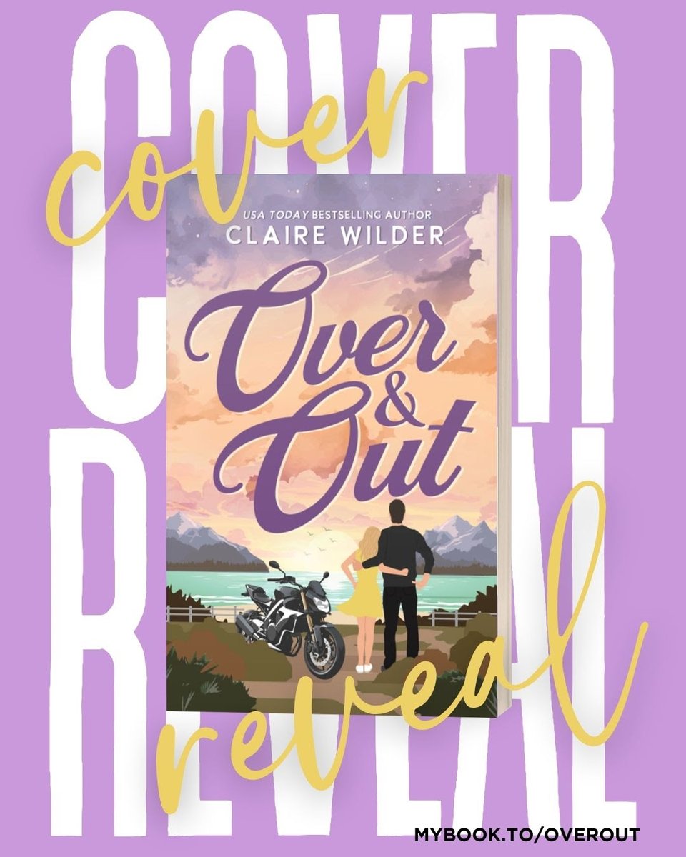 Author @clairewilderbooks has revealed the cover &amp; blurb for Over &amp; Out!

Releasing June 27, 2025

Preorder today!
books2read.com/Over-n-Out

#RomanticComedy #EnemiestoLovers #SmallTownRomance #ForcedProximity #GrumpyandSunshine #CelebrityRomance @greyspromo