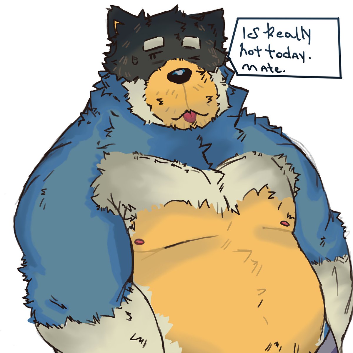 Rexie4577's tweet image. &quot;Phew... Is really Hot Today.. mate..!&quot;