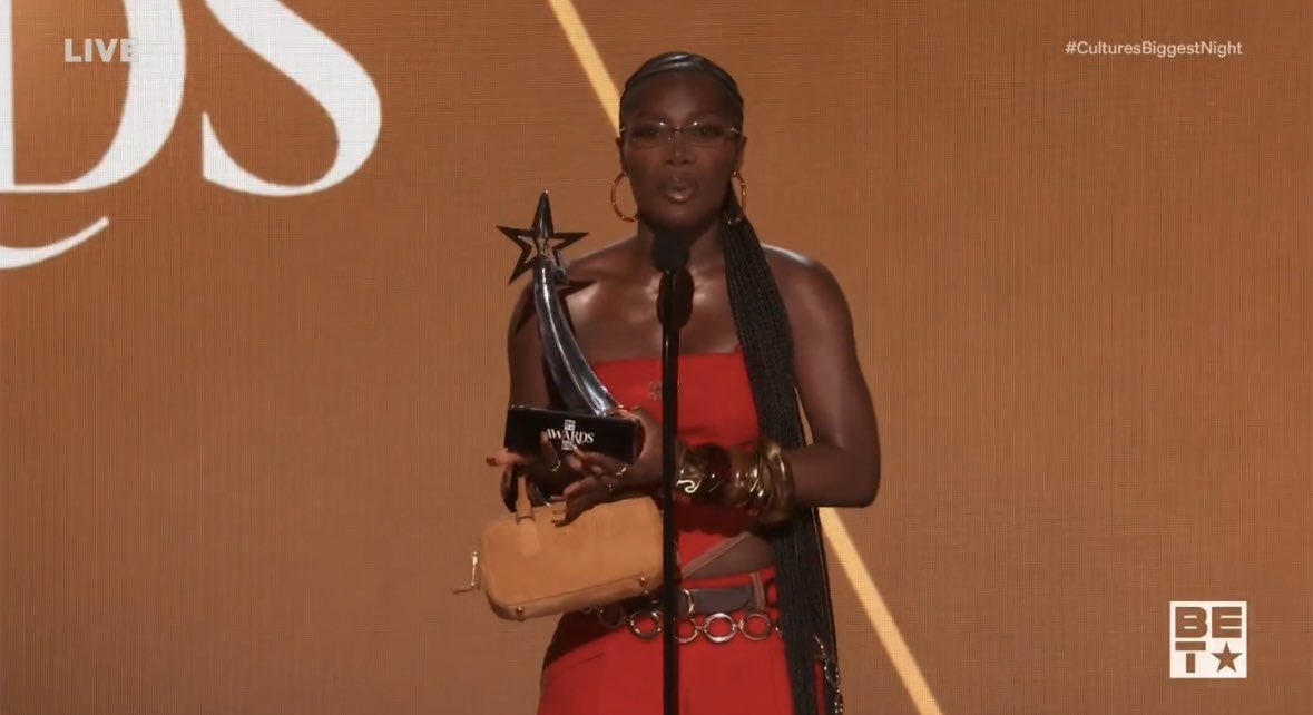 “I feel it's my responsibility as an artist to use this moment to speak up for all oppressed people, for black people, for Latino people, for trans people, for the people in Gaza."

— Doechii at the #BETAwards2025
