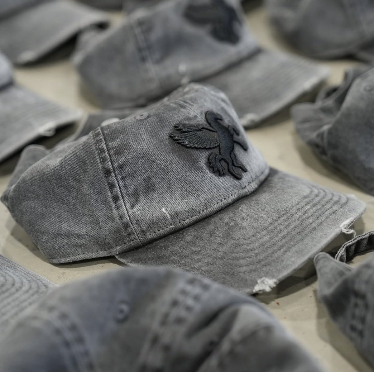True dad hat. 

Distressed denim. 

Wednesday 11am CT.