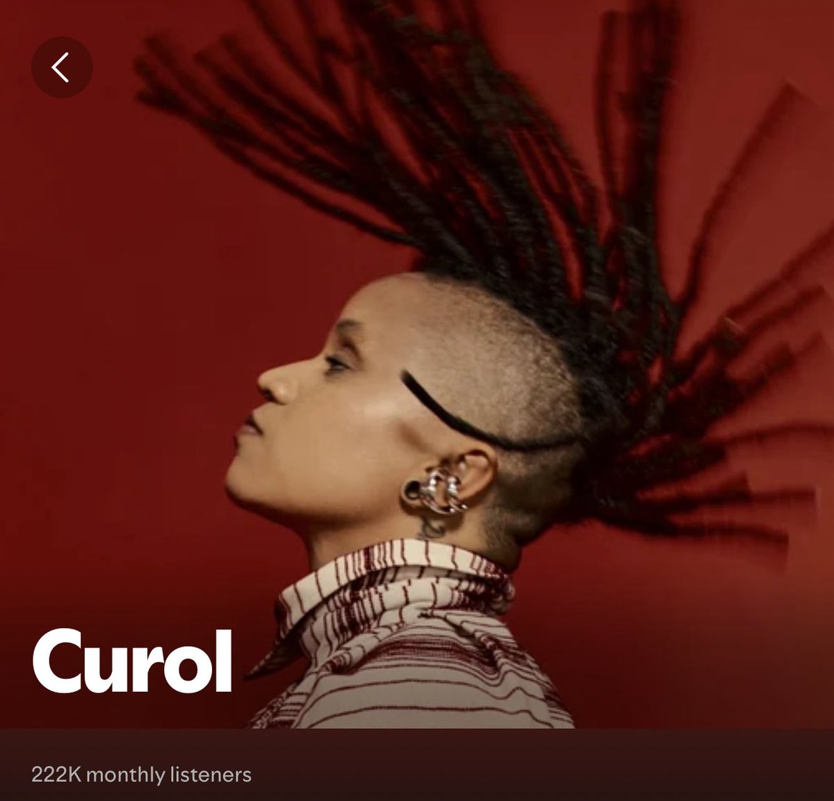 Recentemente eu fui notificada pelo Climax Play que pela primeira vez eu entrei no top100 dos artistas/DJs brasileiros com mais ouvintes mensais no Spotify (atualmente).
Essas métricas também servem para olharmos com gratidão toda entrega que ja foi feita.
Se alguém aqui fez