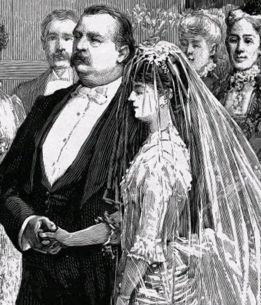 Grover Cleveland was the only U.S. president to get married in the White House. Cleveland married Frances Folsom in 1886.
