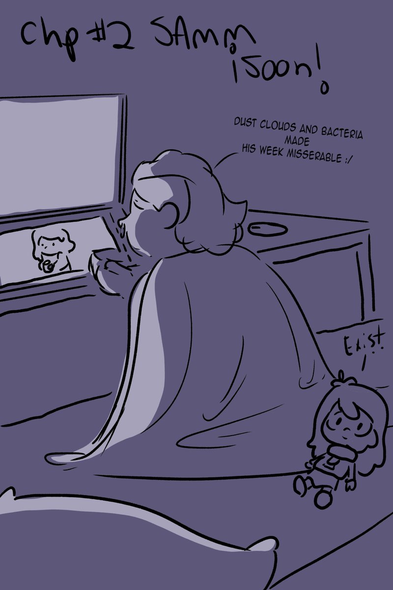 GabTech7's tweet image. HAHA! I literally got sick working on c2 I am much better now. Some nasty sahara dust clouds made my life miserable and a nasty cold, thankfully im resuming work on Samm again!.