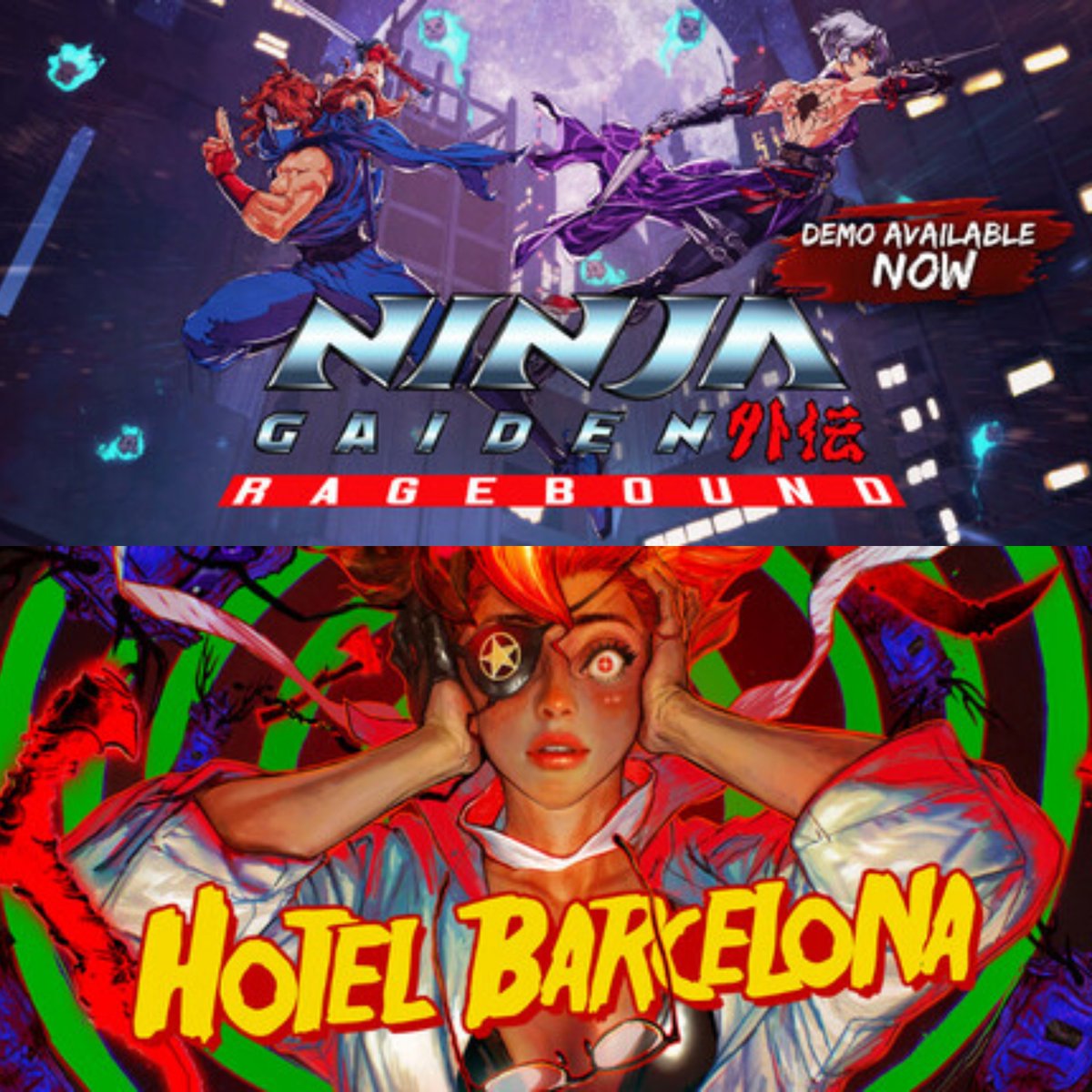 2D slash action games are saved.

Ninja Gaiden Ragebound and Hotel Barcelona demos are on Steam now, don't miss out greatness.