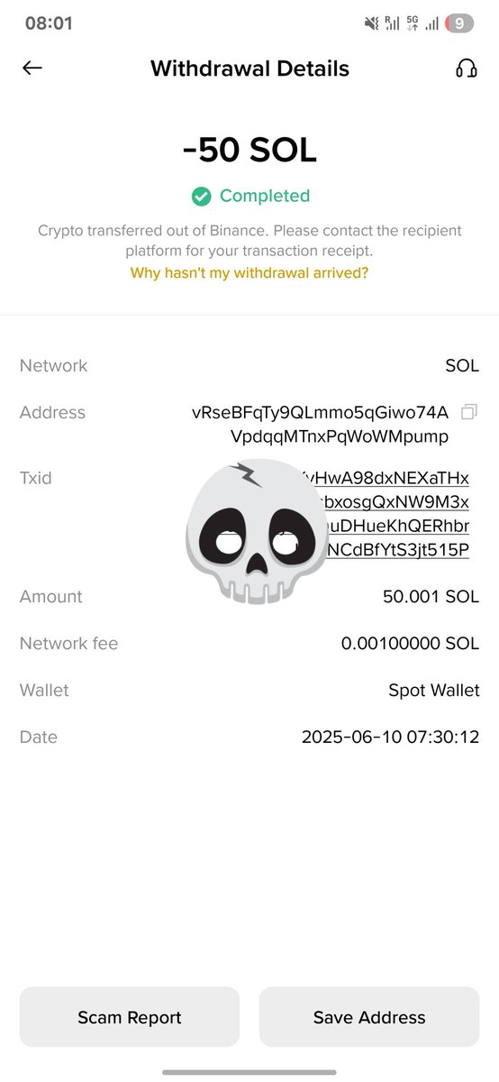 今年干得最傻逼的第二件事了 起床尿个尿看了昨晚的大阴谋 $Verse 回调了一点打算进点货 结果直接把50个SOL提合约地址去了 提币提交后马上就发现不对了 找了半天找不到撤销 提币提交到出金过程有3分钟时间 然后紧急找客服给我核实了15分钟跟我说币已经提出去了 虽然很清楚基本不可能找的回 就有点无奈