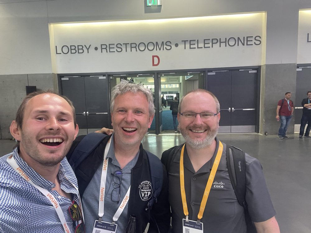Two and a half Wireless guys! :-) #CiscoLive