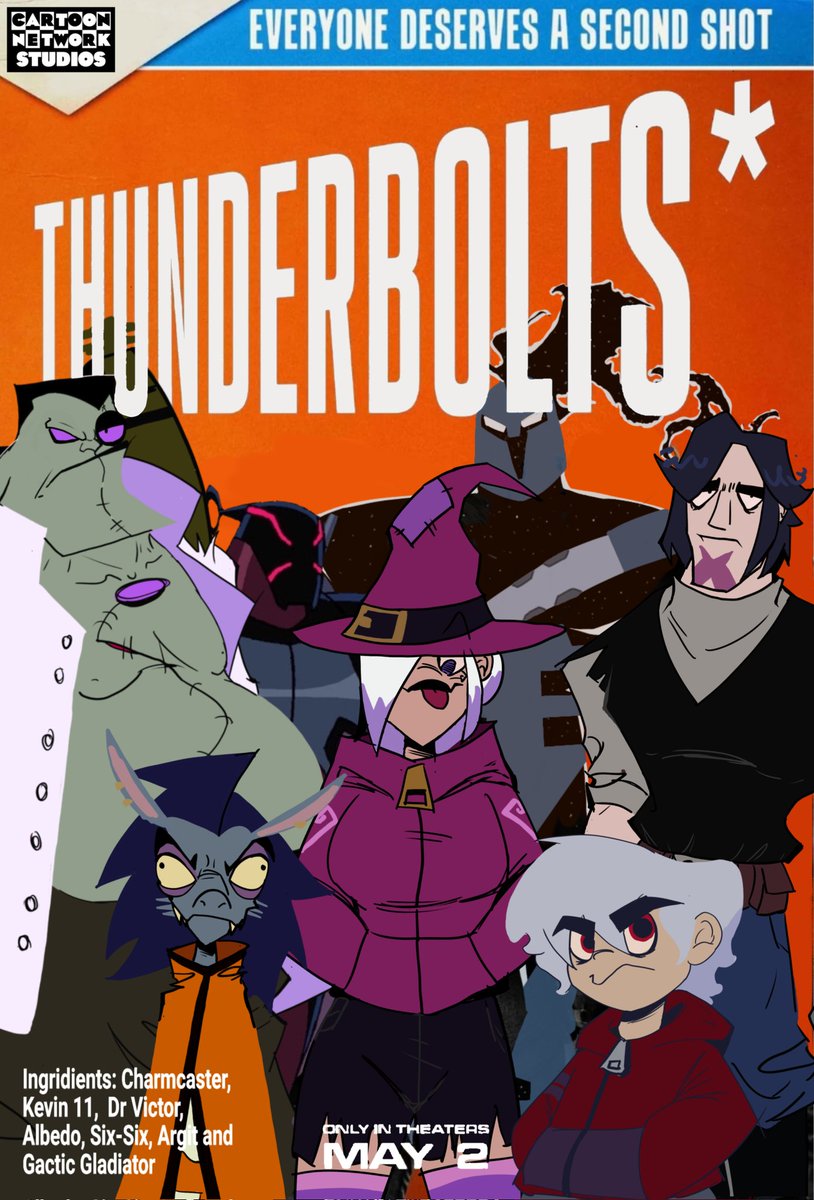geostudios4's tweet image. Yo si compraría este cereal de los #Thunderbolts🗣️❗❗
#Ben10 #Ben10Fanart #Ben10Art #characterdesign #MarvelStudios