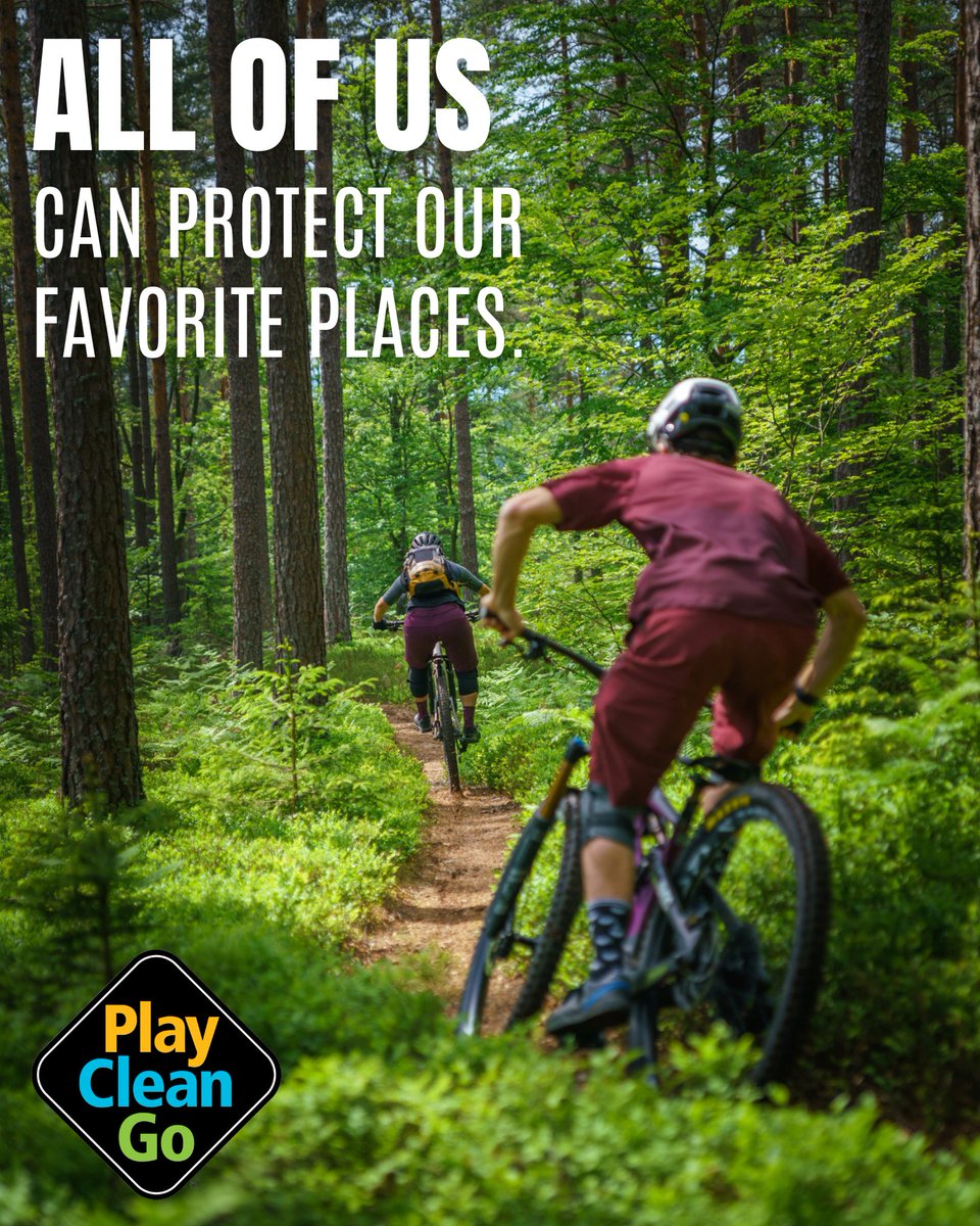ncforestservice's tweet image. Love  where you ride? Celebrate PlayCleanGo Awareness Week by keeping your  bike clean between adventures and brushing off boots before hitting the  trail. All of us can protect our favorite places—one ride at a time. 
#PlayCleanGo #PlayCleanGoWeek