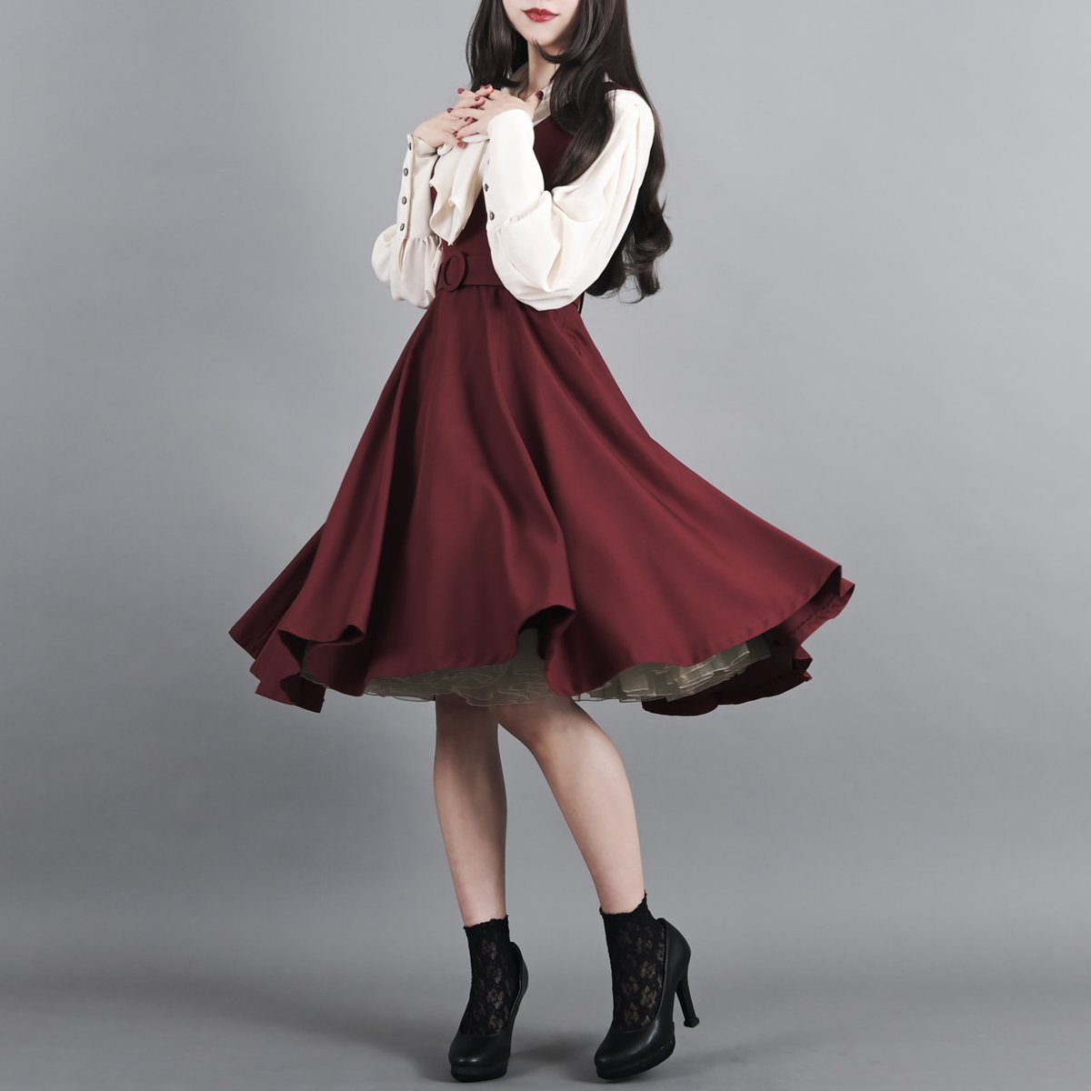 さ*ほ様 NO.S PROJECT / ノスプロジェクト リノン・ワンピース（チ リノン・ワンピース ブラック | NO.S PROJECT