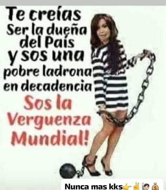 RosaAya86803997's tweet photo. @CFKArgentina https://t.co/yLmoBGky9i