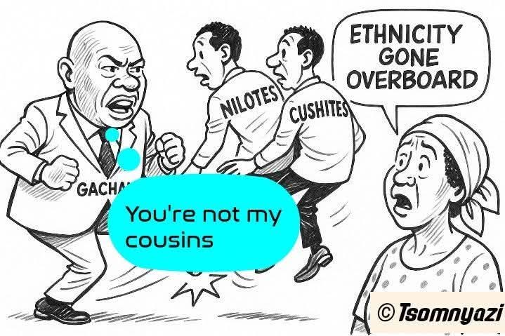 MENdirangu's tweet photo. Now H.E. Rigathi Gachagua, EGH is fighting Nilotes and Cushites. 

The nigga is tribal to the core! https://t.co/fkFEKP0zoT