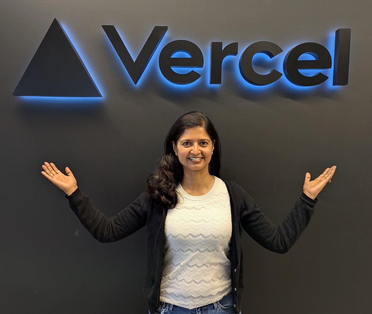 Excited to share I've joined <a href="/vercel/">Vercel</a>  to work on the platform for the AI native web. Thank you <a href="/tomocchino/">Tom Occhino</a> <a href="/rauchg/">Guillermo Rauch</a> and team-Vercel for this opportunity 🖤. Want to build fast, beautiful, AI applications? We have so much cooking for you! DM me to partner or join our PM/Eng team!