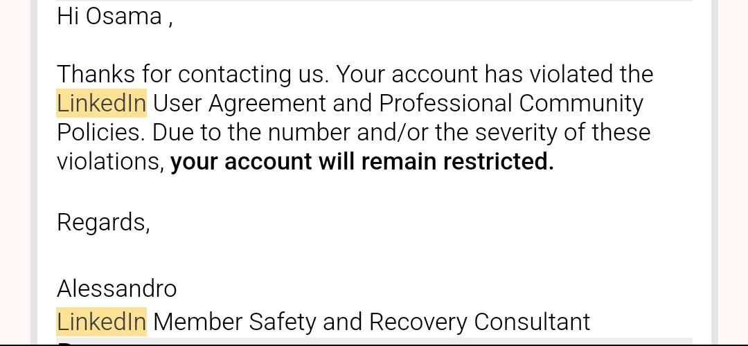 OsamaQotb's tweet photo. My LinkedIn account — 350K+ followers, 172K newsletter subs, 100M+ annual views — was permanently banned after sharing a human story from Gaza.

🛑 No violence. No hate. No warnings.  
🛑 Appeals & Persona loop failed.  
🛑 Microsoft silent (Ticket 2506100050000012).

I'm appealing to those who never stay silent on Palestine:

@RamzyBaroud @MariamBarghouti @Nour_Odeh @AhmedShihabEldin @SamarAbuElouf  
@DimaKhatib @EwaJasiewicz @KhaledAbuToameh @DavidSheen @MaxBlumenthal  
@Lowkey0nline @Chris_hedges @Aaronjmate @benabyad @ShireenNasri

This isn’t just about me — it’s about every Palestinian voice pushed offline.

#FreeMyAccount #FreeSpeech #Gaza #DigitalCensorship