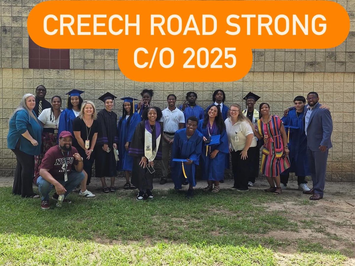 seydric7's tweet photo. 🎓Today I had the honor of returning to Creech Road ES, the very 1st sch I served as principal when I joined WCPSS. I came back to witness something truly powerful: several graduating Srs. who began their educational journey at CRES walking the same hallways in their caps &amp; gowns https://t.co/EJhZ5sJ9UL