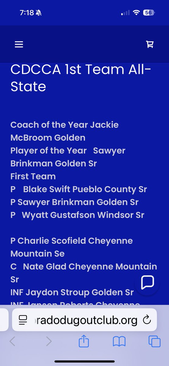 Brady Stroup (@bradystroup) on Twitter photo Congratulations to <a href="/jstroup16/">Jaydon Stroup</a> for being named Colorado 4A CHSSA 2nd team All State and Colorado Dugout Club Coaches Association 1st team All State. He was also Academic All State. Congratulations to <a href="/jstroup16/">Jaydon Stroup</a> for being named Colorado 4A CHSSA 2nd team All State and Colorado Dugout Club Coaches Association 1st team All State. He was also Academic All State.