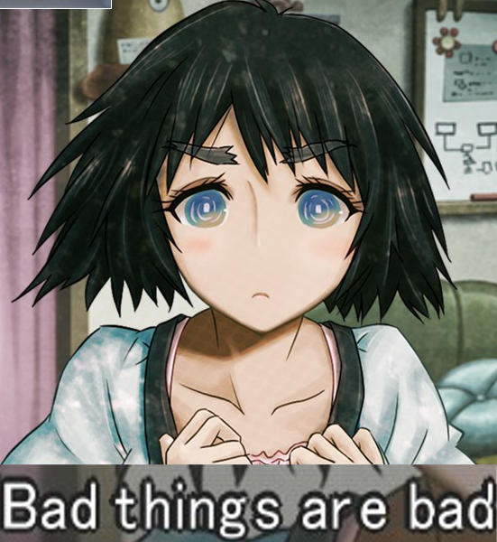 Kurisu is a climate change denier
Daru is a lolicon
Okabe is transphobic

but Mayuri remains allegation-free