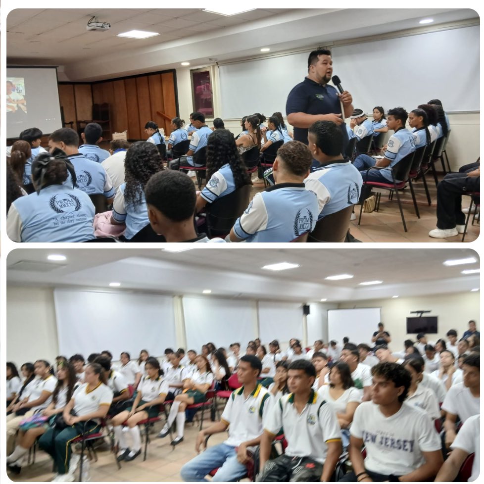 Kmilo1110's tweet photo. Recibiendo en @Unimagdalena 💚, colegios del Distrito de Santa Marta IED LA PAZ Y IED QUINTO CENTENARIO, charla de los becas, programas y proceso de inscripción, incluyendo taller Vocacional. https://t.co/vXUIHvK6sx