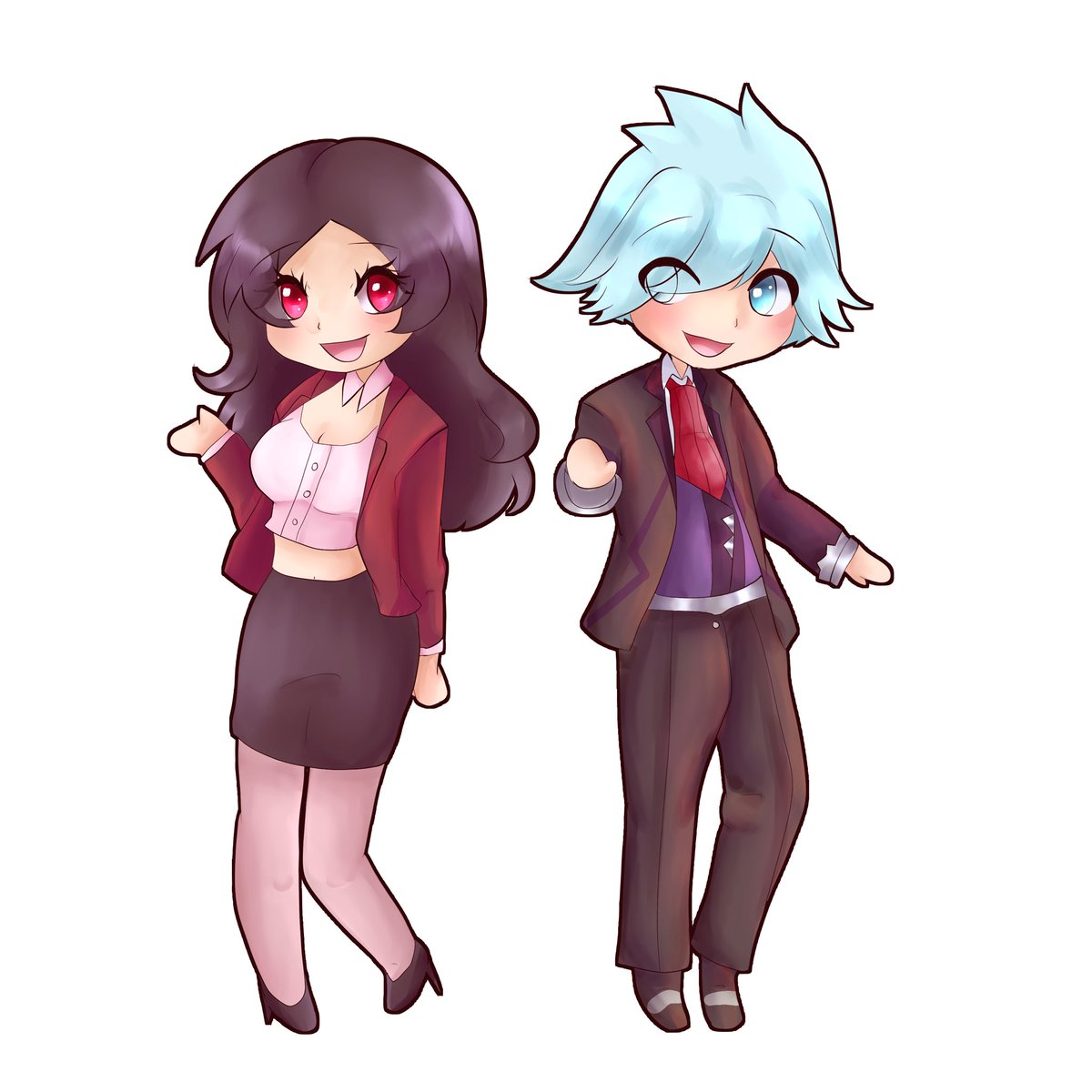 I ship my OC with Steven Stone! Sharing is OK ^_^