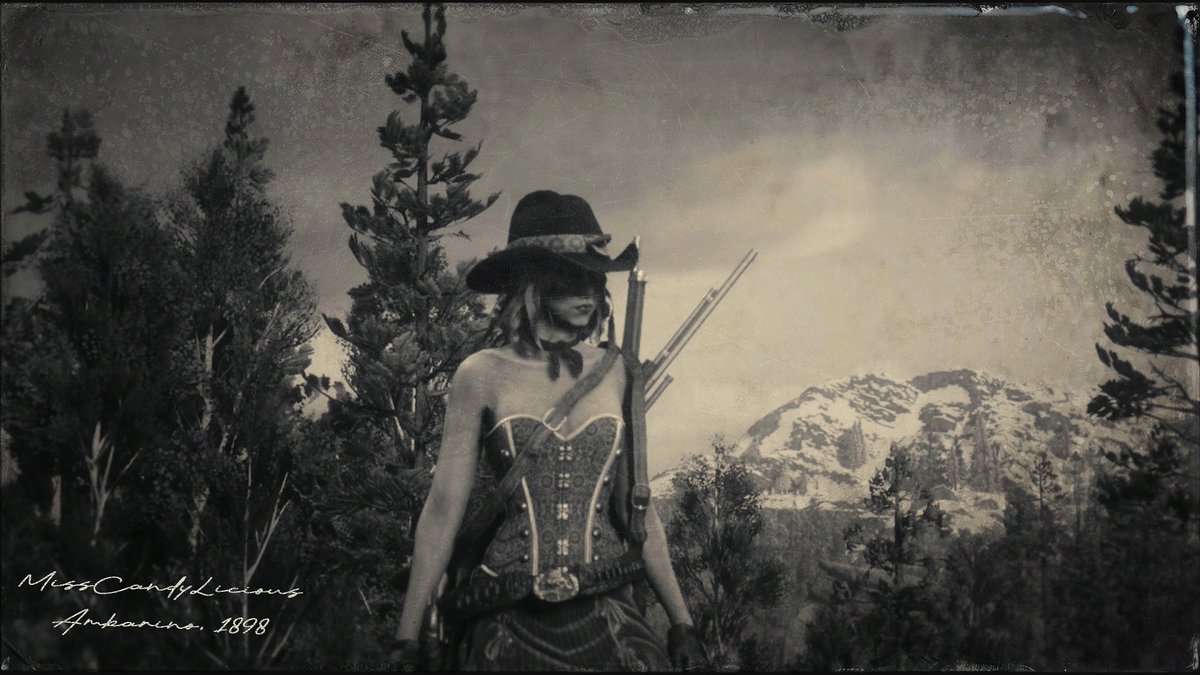 Candysseus's tweet image. ...cause #VirtualPhotography is super sweet 
&amp;amp; the Advanced cam is 50% OFF now!!!

ADVANCED CAMERA -DAGUERREOTYPE FILTER 
📸#RedDeadPics by #MissCandyLicious🍭 
         
GAME: #RedDeadOnline
DEV: #RockstarGames       
PLATFORM: #PS5