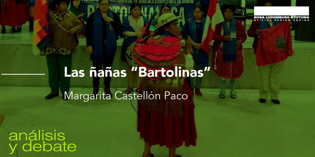 #Análisis | 👵🏽🧶 Las Ñañas Bartolinas
En Bolivia, las mujeres que trabajan como ñañas enfrentan condiciones laborales precarias, pero también encarnan una memoria de resistencia. El colectivo Las Ñañas Bartolinas recupera su historia, saberes y experiencias de cuidado, ligando