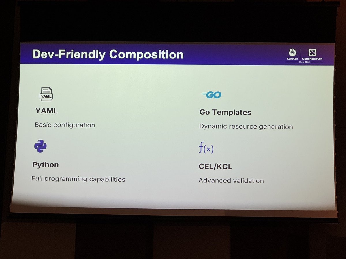 Antoine (@antoinegrondin) on Twitter photo talking about the Infrastructure as Code landscape are <a href="/TechTalkingMom/">Cortney Nickerson</a> and <a href="/amit_d_dsouza/">Amit Dsouza</a>. they present Crossplane, a CNCF project. it brings a PaaS-like experience to K8s using CR operators talking about the Infrastructure as Code landscape are <a href="/TechTalkingMom/">Cortney Nickerson</a> and <a href="/amit_d_dsouza/">Amit Dsouza</a>. they present Crossplane, a CNCF project. it brings a PaaS-like experience to K8s using CR operators