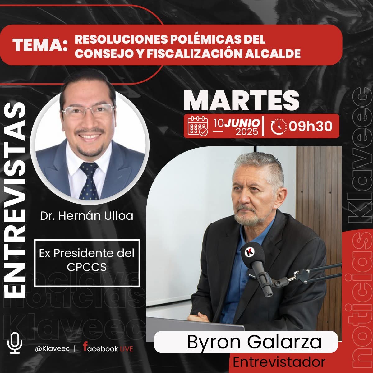 EnClaveEc (@enclaveec) on Twitter photo Cuál es el impacto en la legislación penal con la #LeySolidaridadNacional que reforma el Código Penal? Los jueces de garantías penales y su aplicación. Este 10 de junio el catedrático y jurista <a href="/HernanUlloa/">Hernan Ulloa 🇪🇨</a> nos explicará el alcance de la normativa con <a href="/barbadeleche/">Byron Galarza 拜伦·加拉</a> Cuál es el impacto en la legislación penal con la #LeySolidaridadNacional que reforma el Código Penal? Los jueces de garantías penales y su aplicación. Este 10 de junio el catedrático y jurista <a href="/HernanUlloa/">Hernan Ulloa 🇪🇨</a> nos explicará el alcance de la normativa con <a href="/barbadeleche/">Byron Galarza 拜伦·加拉</a>