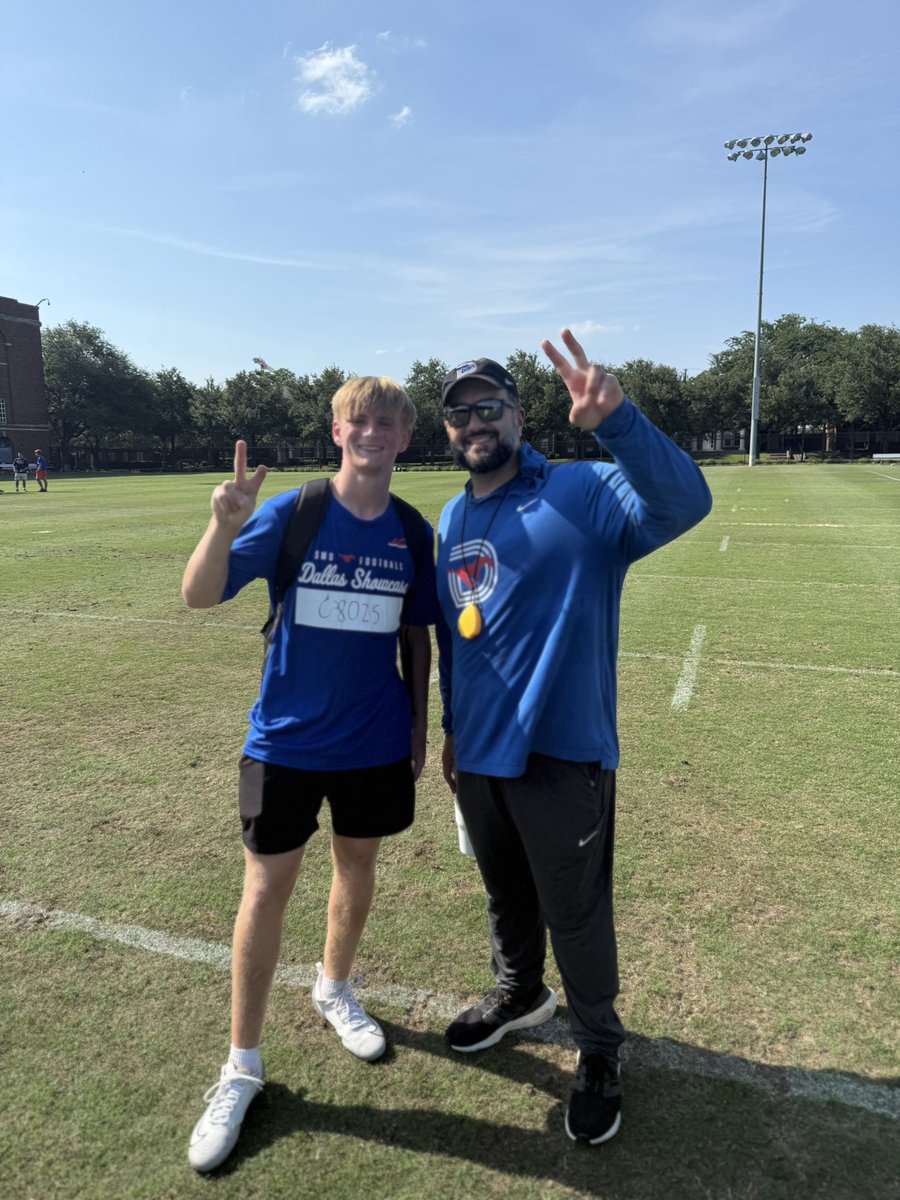 Thank you SMU for hosting this showcase last week. I learned a lot and got to connect with some coaches. I’m excited to comeback next year.