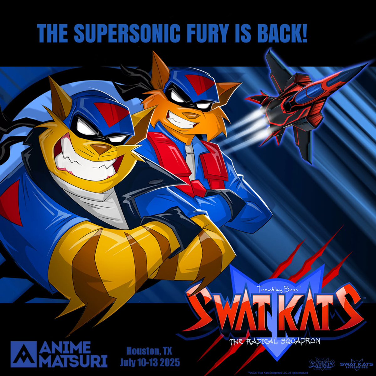 From the Tremblay Bros.: "Anime Matsuri.....we're coming! We hope to see you next month in Houston,TX!"

🎫 Get your badges and 
🏩 Book your hotel stay on animematsuri.com

#SWATKats #animematsuri #AM2025 <a href="/AnimeMatsuri/">Anime Matsuri</a>
