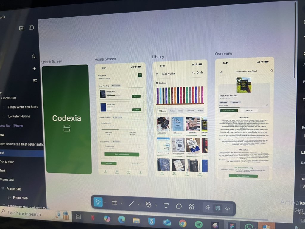 temzdesigns's tweet image. Designing the ultimate virtual book nook!📌 Stay tuned for updates on our project, Codexia. 
#Codexia #Progressoverperfection #BookLovers #Productivity #Innovation #Tech #Wip