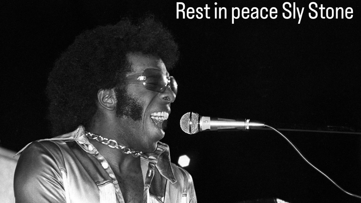 Thank you to the legend Sly Stone, for stompin’ this sweet swingin sphere, and inspiring me beyond words 🙏

#slyandthefamilystone