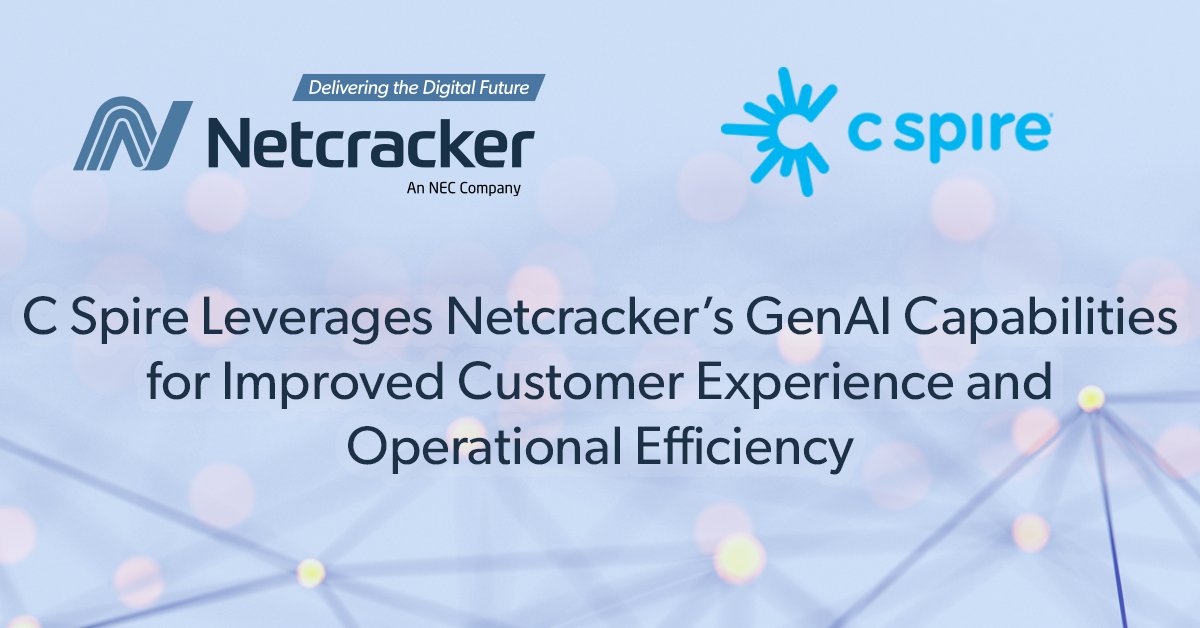 NetcrackerTech's tweet image. Our long-term customer @CSpire will benefit from the advanced capabilities of GenAI to automate the bill explanation process. netcracker.com/news/press-rel…

#AI #GenAI #billing
