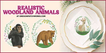 Oregonpatchwork's tweet photo. 60% OFF! 🦌 10 Realistic Woodland Animals
Stitch fox, deer, bear &amp; more—perfect for rustic or nature-themed gifts!
 https://t.co/4LORogOvCU
#OregonPatchWorks #EmbroideryDesigns https://t.co/EVWhCA1VCg