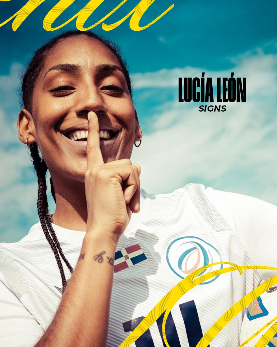 Introducing, Lucía León.

International quality. Attacking intent.

The Dominican Republic captain spent her last campaign at Adelaide United and has previously featured for the likes of Tottenham Hotspur, Watford, and Real Betis.

Signed for the 2025/26 season. 

Welcome to