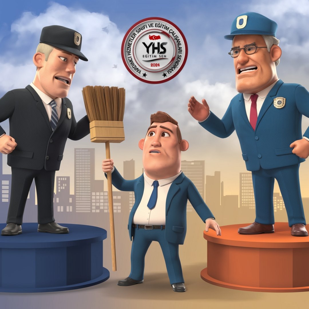 Hem  etkisiz hem tepkisiz sendikalar

Etkisizde, yetkisizde… artık sorumluluk da sözde !
Kürsülerde konuşmak kolay, mesele çözüm üretmekte!
Yapın, gösterin!
Yok eğer yapamıyorsanız, bu insanları oyalamaktan, umut vermekten vazgeçin!

#YhsArtıkBitsin
#YardımcıHizmetlerSınıfı