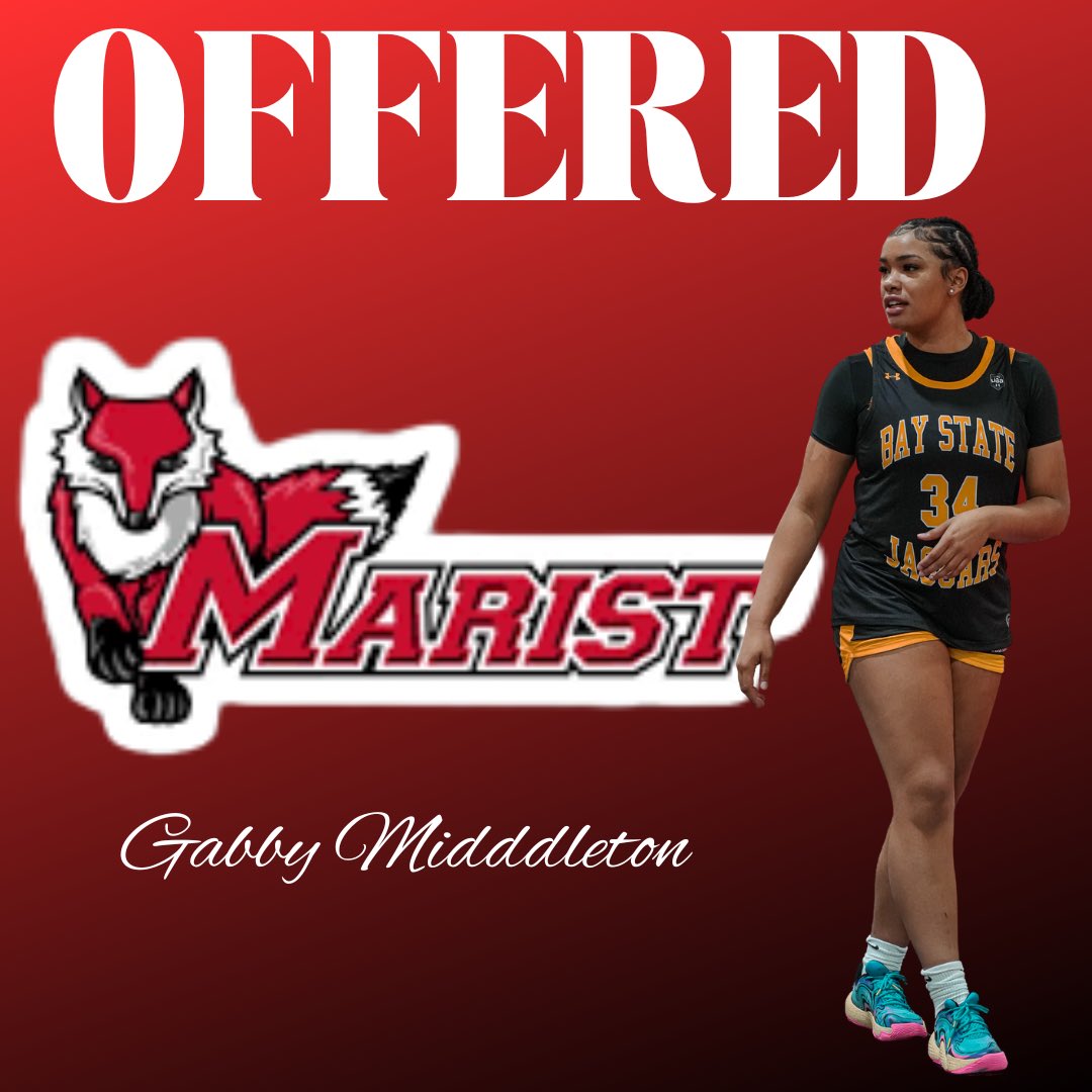 Bay State Jaguars (@baystatejags) on Twitter photo Congratulations to Bay State Jag đ <a href="/gabbymiddleton4/">Gabby Middleton</a> on receiving an offer from <a href="/MaristWBB/">Marist Womenâs Basketball</a> âźď¸ Congratulations to Bay State Jag đ <a href="/gabbymiddleton4/">Gabby Middleton</a> on receiving an offer from <a href="/MaristWBB/">Marist Womenâs Basketball</a> âźď¸