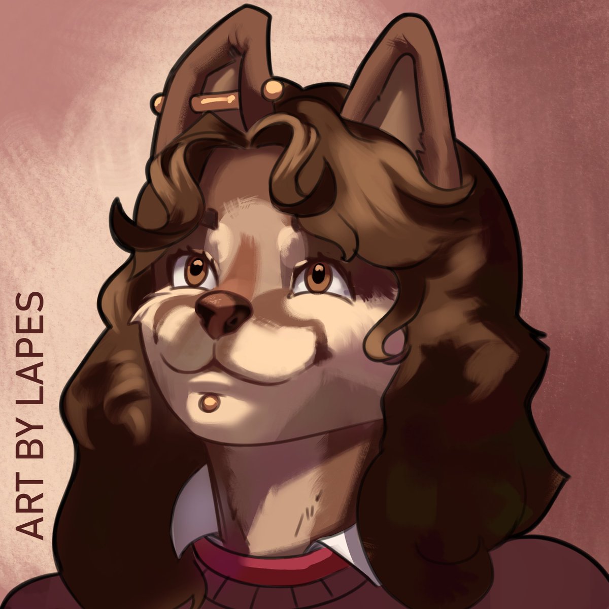 Lapes_art's tweet photo. Icon for fawninfem on toyhouse! 

#furryarwork #furryfandom #furry https://t.co/SD8FHUUVz8