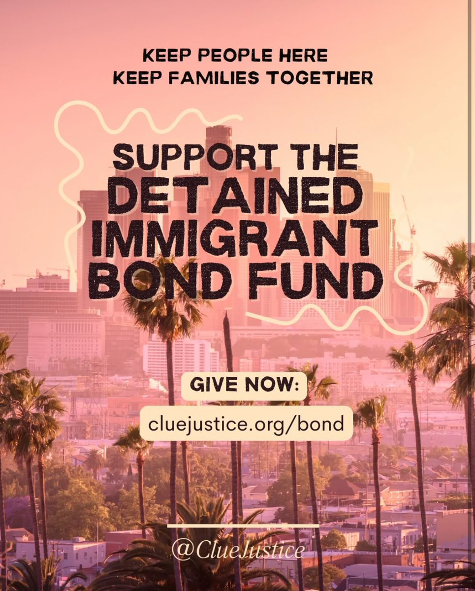 This is the only bond fund I’ve seen circulating, when more pop up I’ll make a thread. 

These raids are absolutely disgusting and no one or their family should be subjected to this. 
I’m really at a loss of words except fuck ice and the police guarding them.