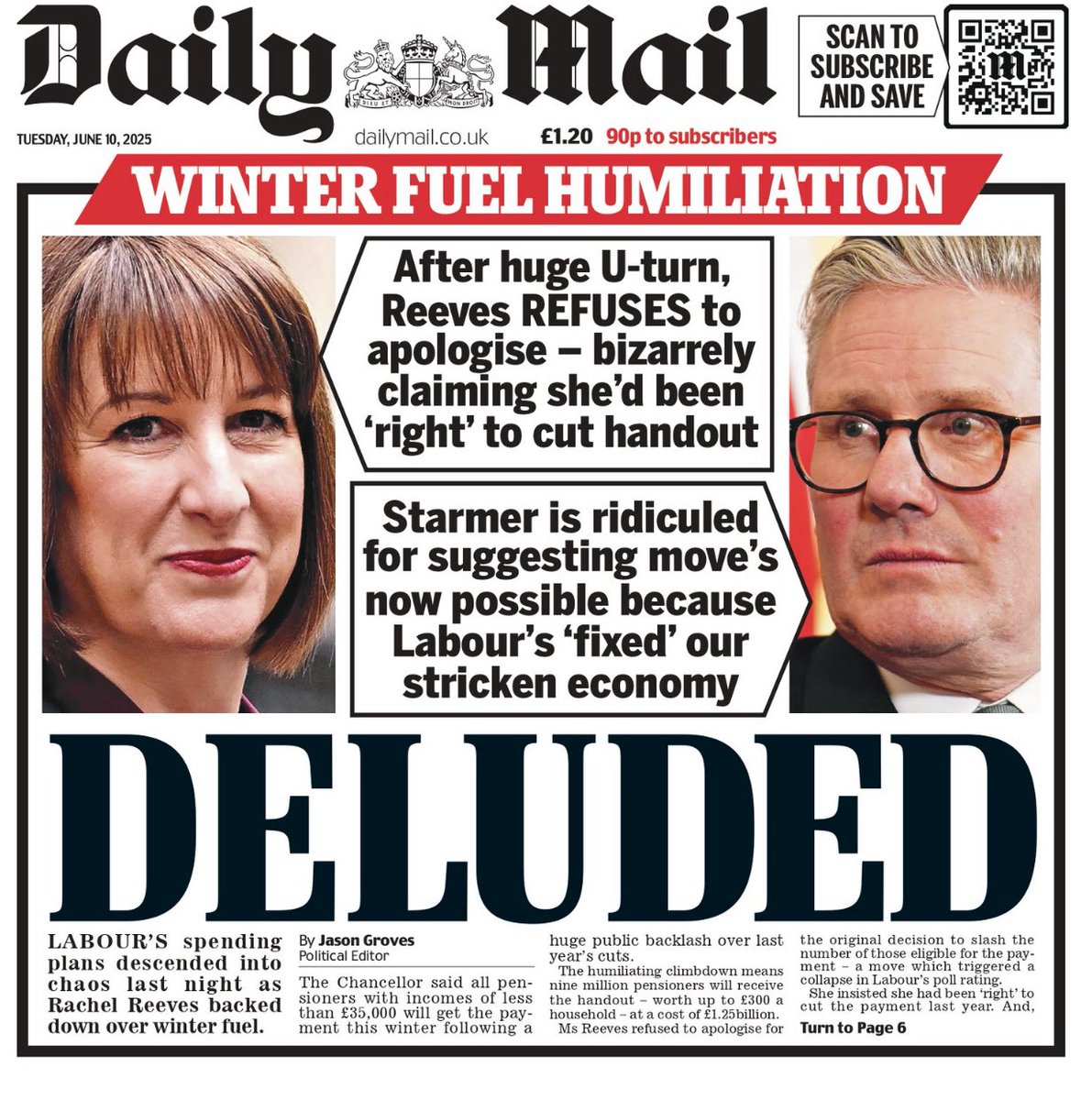 Labour think they can keep lying and keep getting away with it. 

They are taking the public for fools. 

There is nothing positive to say about this rotten and incompetent Labour govt.