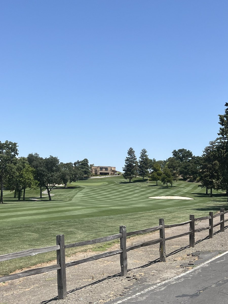 Today is my last day at Contra Costa CC. For the past 6 years I’ve had the privilege of calling this place home. I will deeply miss our team, our members and the course. The guys did their usual thing today and gave me a beautiful stripe show for the last drive out. #Blessed