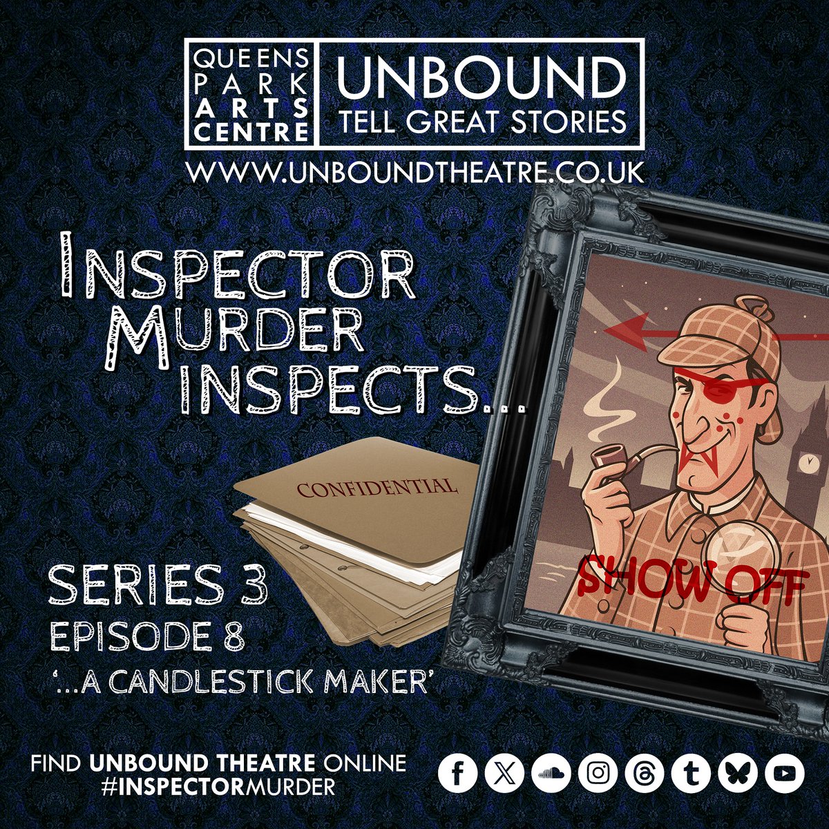 #InspectorMurder has a secret and, in this week's Listener's Club, it's time for it to be known...  

Stream the remastered Series 3, Episode 8: soundcloud.com/unboundtheatre… 

Then read the behind-the-scenes blog: unboundtheatre.co.uk/news/f/inspect… 

#TellGreatStories