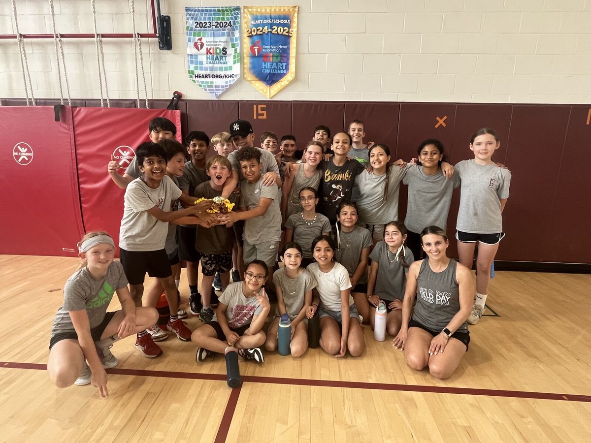 5th grade field day winners- Gerety homeroom!