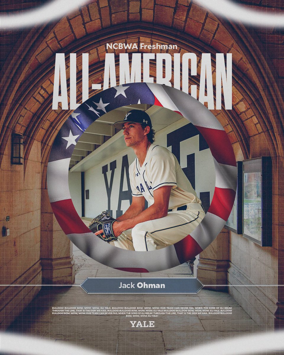 Yale Baseball (@yalebaseball) on Twitter photo No doubt about it πͺ
Jack Ohman is a NCBWA Freshman All-American πΊπΈ
π° tinyurl.com/2dbp7js7 No doubt about it πͺ
Jack Ohman is a NCBWA Freshman All-American πΊπΈ
π° tinyurl.com/2dbp7js7