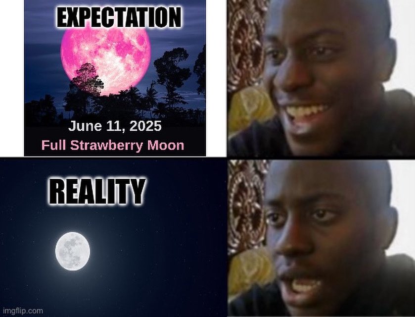 It’s that time of the month again… more media hype over another full moon. 

#strawberrymoon #moon #fullmoon
